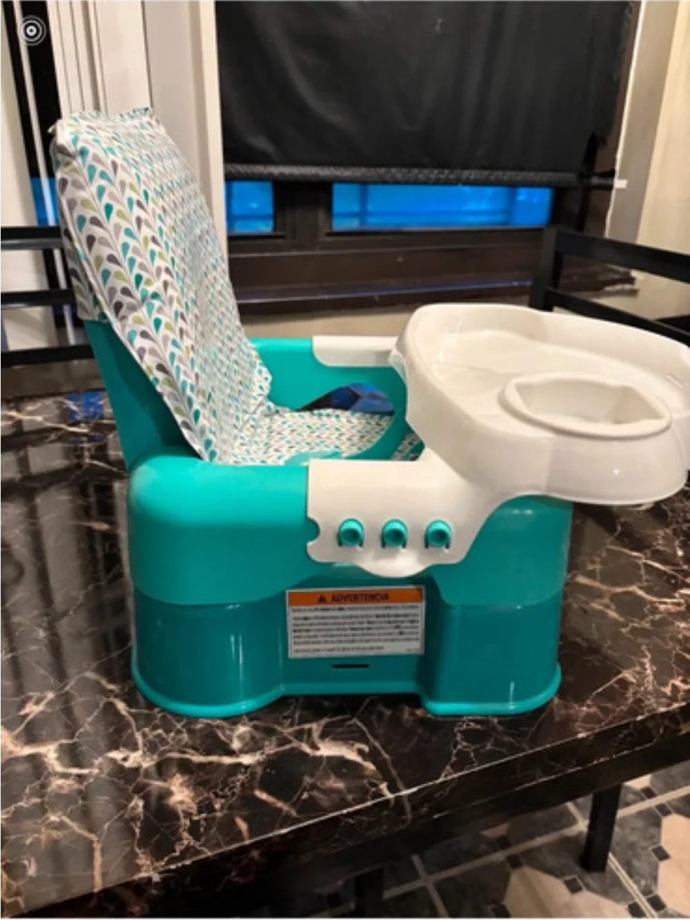 Safety 1st Teal Portable Booster Seat with White Tray